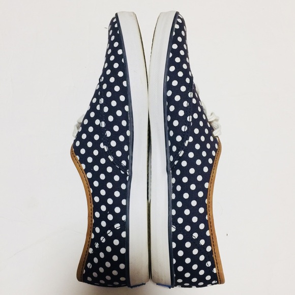 Keds | polka dot sneakers | blue/white | size 7.5 - Picture 4 of 5